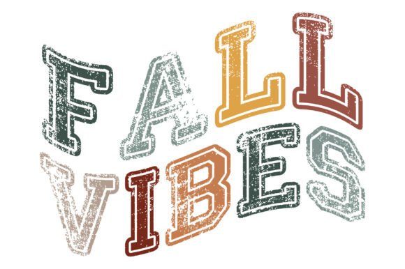 Fall Vibes PNG, Fall Distressed SVG PNG