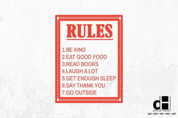 Handwritten Quote Rules SVG PNG