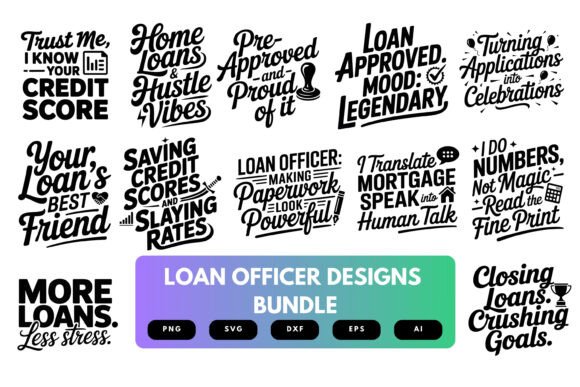 Loan Officer SVG Bundle Review