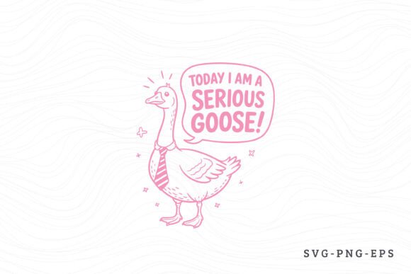 Retro Silly Goose SVG – Today I Am
